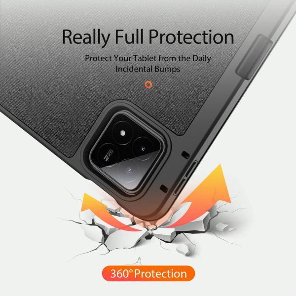 Dux Ducis Domo Klapphülle für das Xiaomi Pad 6S Pro 12.4 - Schwarz