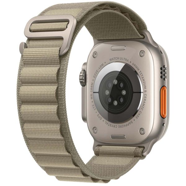 WiWu Alpine-Nylonarmband für die Apple Watch Series 1-10 / SE / Ultra (2) - 42/44/45/46/49 mm - Olivgrün