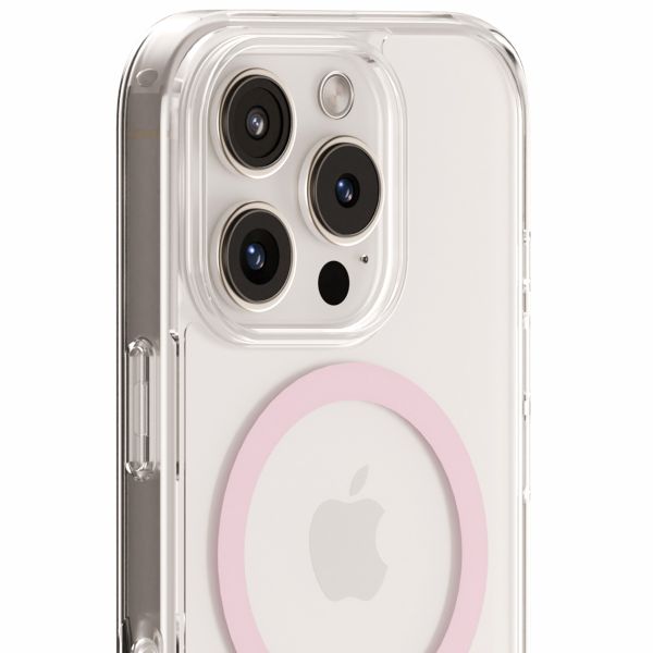 Holdit MagSafe Case für das iPhone 16 - Rosa / Transparent