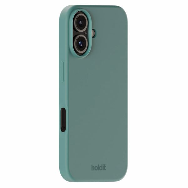 Holdit Silicone Case für das iPhone 16 - Moss Green