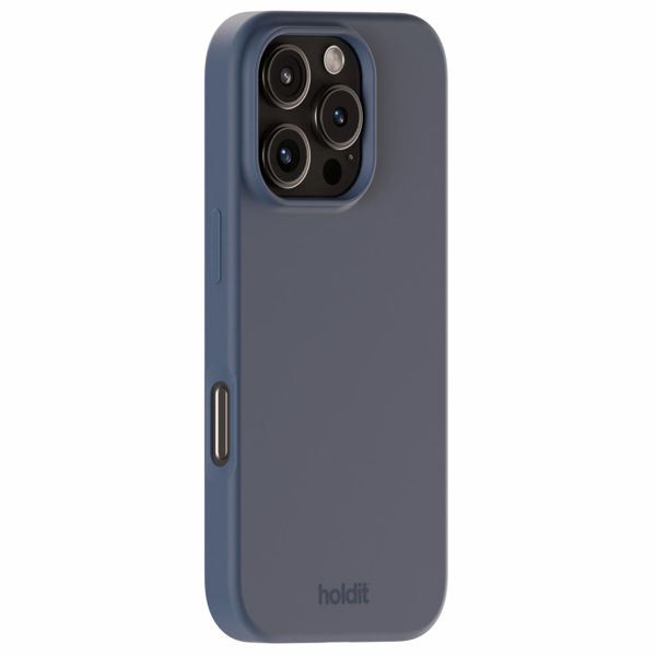 Holdit Silicone Case für das iPhone 16 Pro Max - Pacific Blue