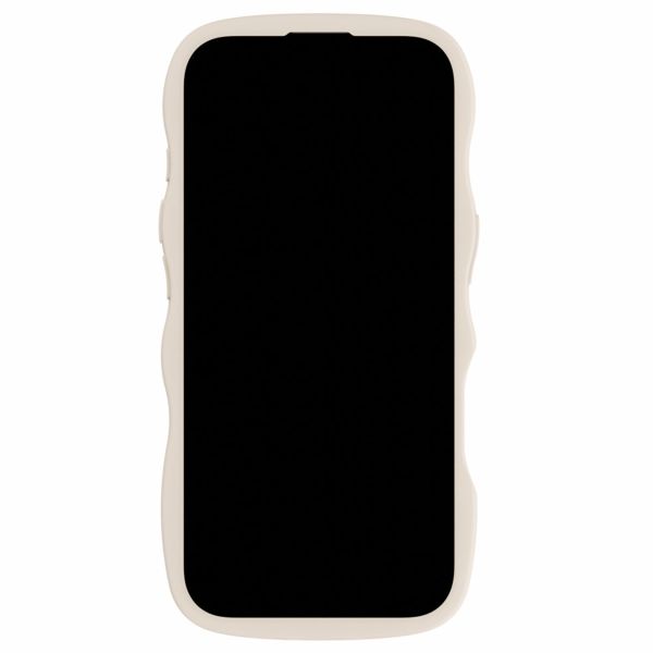 Holdit Wavy Case für das iPhone 16 Pro Max - Light Beige