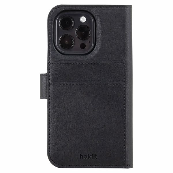 Holdit Wallet Case Magnet Plus für das iPhone 16 Pro Max - Schwarz