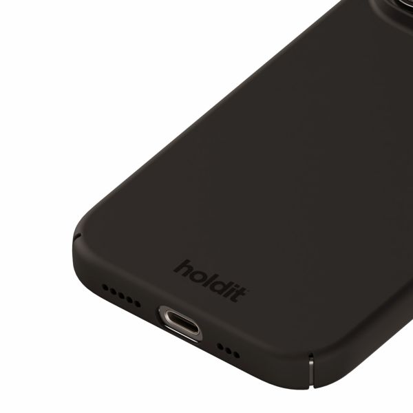 Holdit Slim Case für das iPhone 16 Pro Max - Black