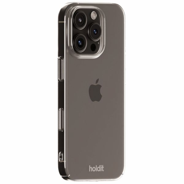 Holdit Slim Case für das iPhone 16 Pro Max - Transparent