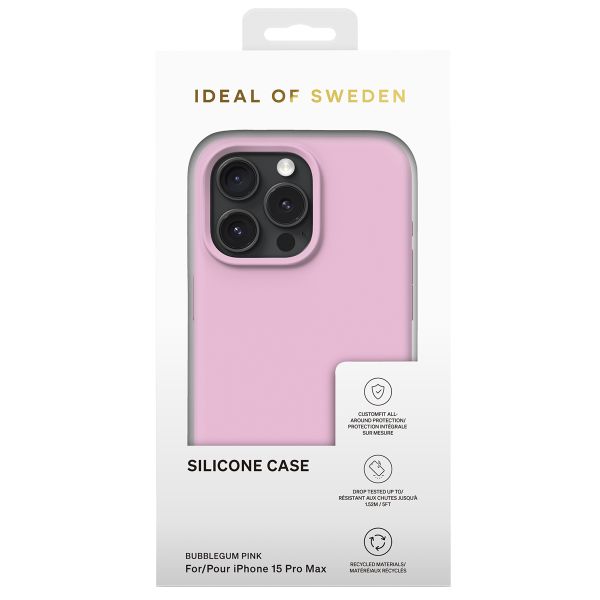 iDeal of Sweden Silikon Case für das iPhone 15 Pro Max - Bubble Gum Pink