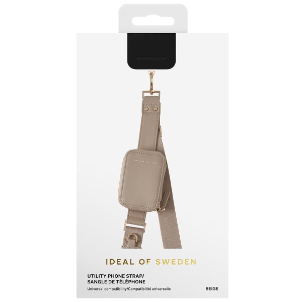 iDeal of Sweden Utility Phone Strap - Universelles Telefonband - Beige