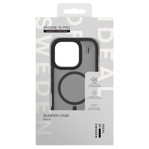 iDeal of Sweden Bumper Case Magsafe für das iPhone 16 Pro - Schwarz