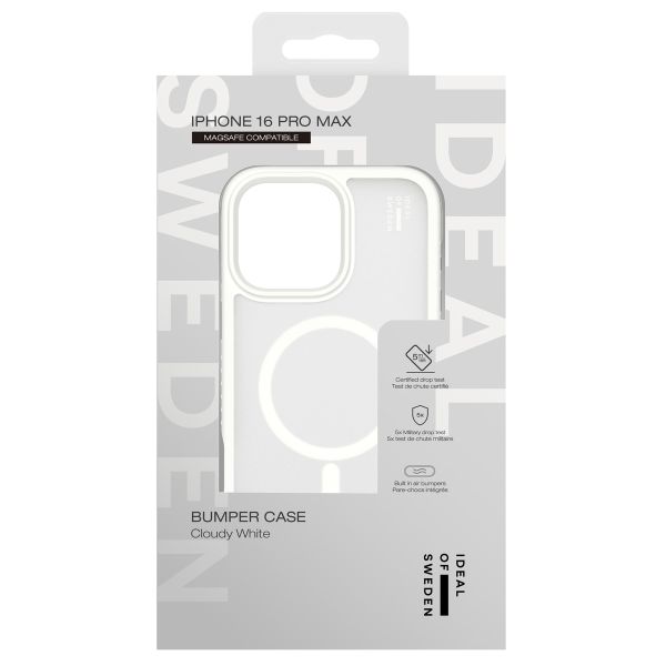 iDeal of Sweden Bumper Case Magsafe für das iPhone 16 Pro Max - Cloudy White