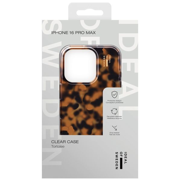 iDeal of Sweden Clear Case für das iPhone 16 Pro Max - Tortoise