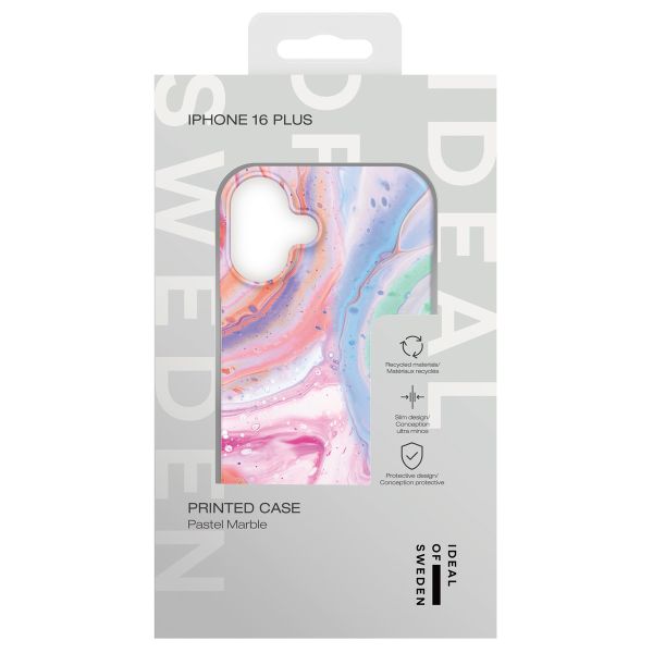 iDeal of Sweden Fashion Back Cover für das iPhone 16 Plus - Pastel Marble