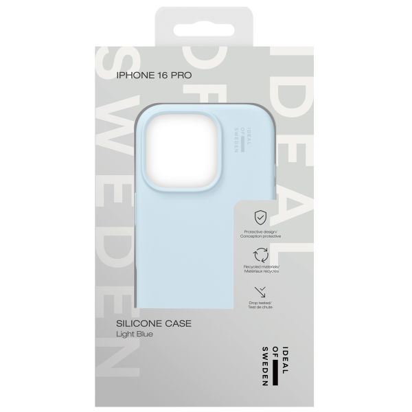 iDeal of Sweden Silikon Case für das iPhone 16 Pro - Light Blue