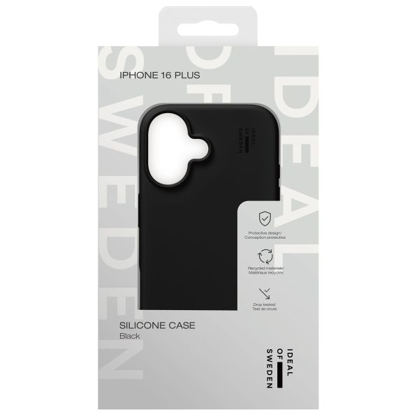 iDeal of Sweden Silikon Case für das iPhone 16 Plus - Black