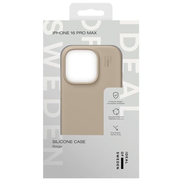 iDeal of Sweden Silikon Case für das iPhone 16 Pro Max - Beige