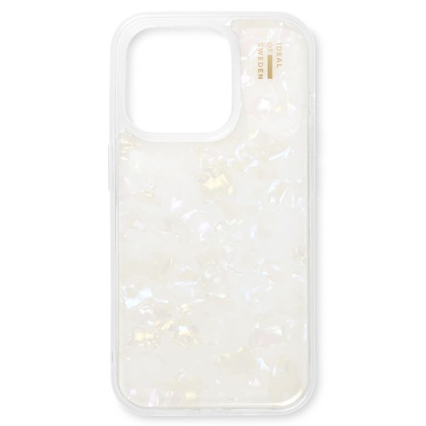 iDeal of Sweden Pearlized Case für das iPhone 15 Pro - Weiß