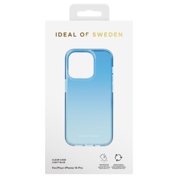 iDeal of Sweden Clear Case für das iPhone 14 Pro - Light Blue