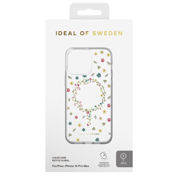 iDeal of Sweden Clear Case MagSafe für das iPhone 14 Pro Max - Petite Floral