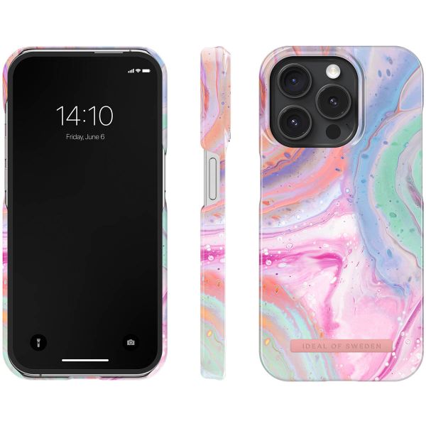 iDeal of Sweden Fashion Back Case für das iPhone 15 Pro - Pastel Marble