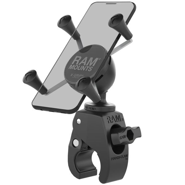 RAM Mounts X-Grip® Tough-claw handyhalterung Fahrrad/Motorrad/Scooter - Universal - Klein - Schwarz