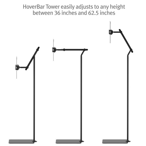 Twelve South HoverBar Tower - Tablet-Ständer - verstellbar - Schwarz