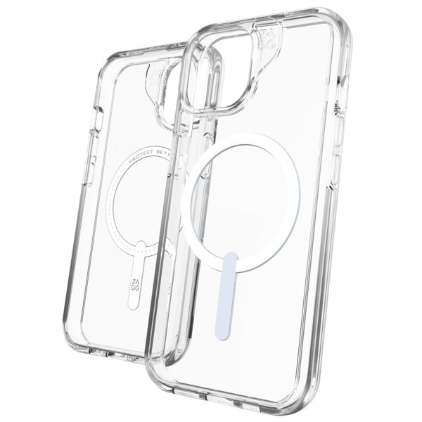 ZAGG Crystal Palace Case MagSafe für das iPhone 15 - Transparent