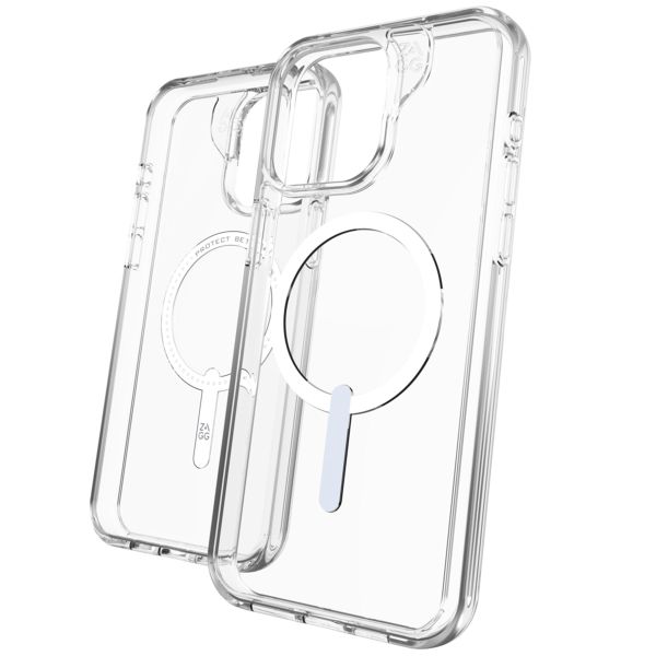 ZAGG Crystal Palace Case MagSafe für das iPhone 15 Pro Max - Transparent