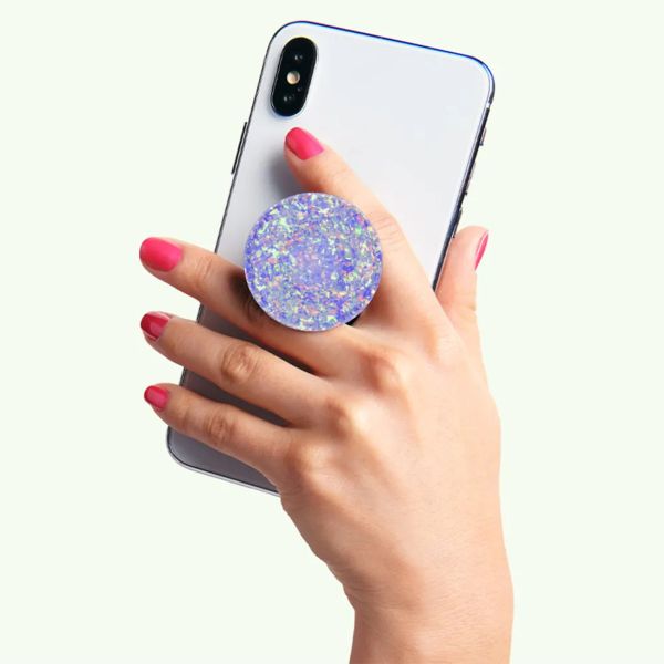 PopSockets PopGrip - Abnehmbar - Iridescent Confetti Ice Purple