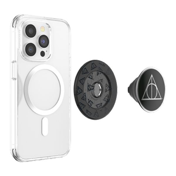 PopSockets PopGrip MagSafe Round - Enamel Deathly Hallows