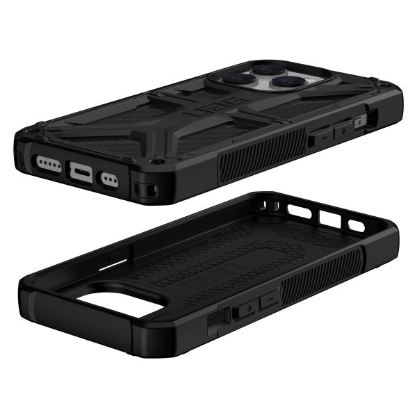 UAG Monarch Backcover für das iPhone 14 Pro - Carbon Fiber