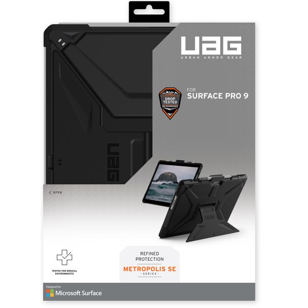 UAG Metropolis Hülle für das Microsoft Surface Pro 9 / Pro 10 - Schwarz