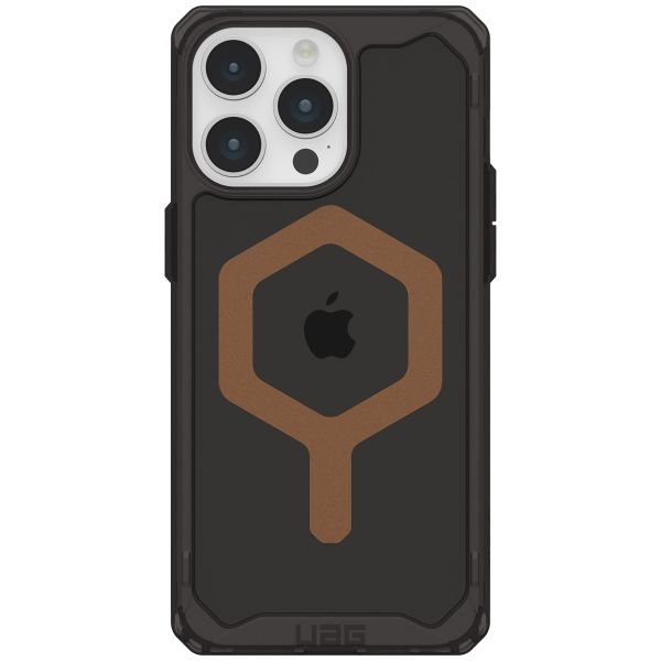 UAG Plyo Backcover MagSafe für das iPhone 15 Pro Max - Schwarz / Bronze