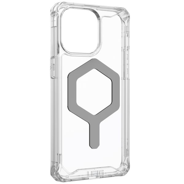 UAG Plyo Backcover MagSafe für das iPhone 15 Pro Max - Ice / Silber