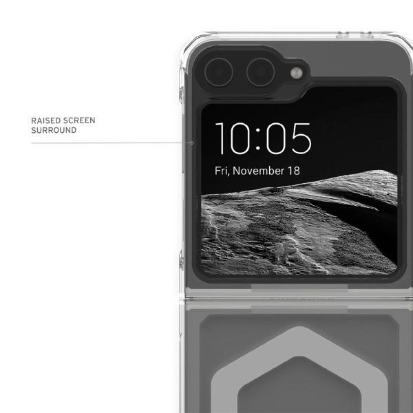 UAG Plyo Pro Backcover für das Samsung Galaxy Z Flip 6 - Ice / Silver