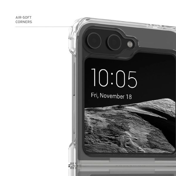 UAG Plyo Pro Backcover für das Samsung Galaxy Z Flip 6 - Ice / Silver