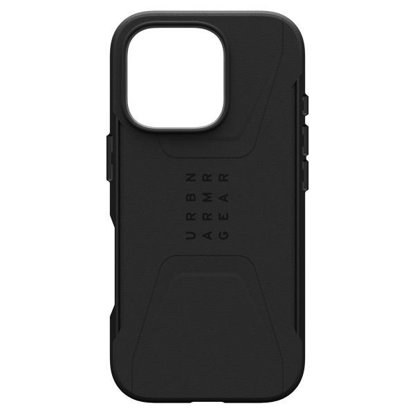 UAG Civilian Backcover MagSafe für das iPhone 16 Pro - Black