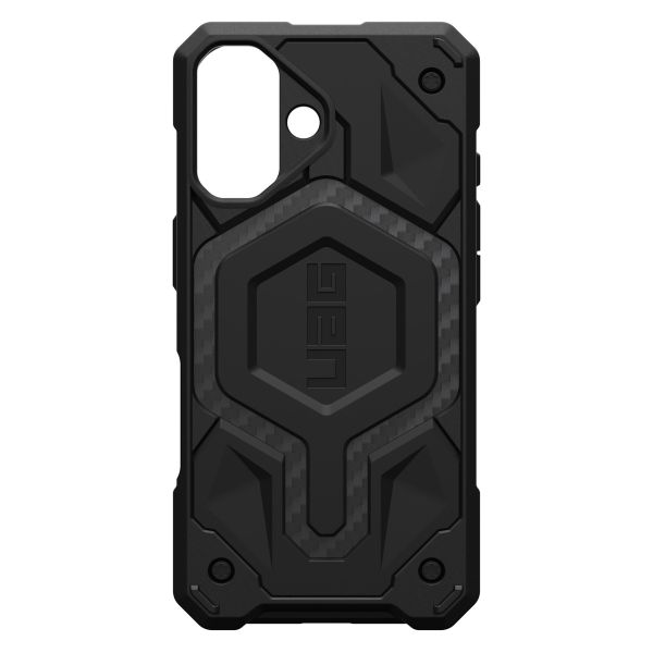 UAG Monarch Pro Backcover für das iPhone 16 - Carbon Fiber