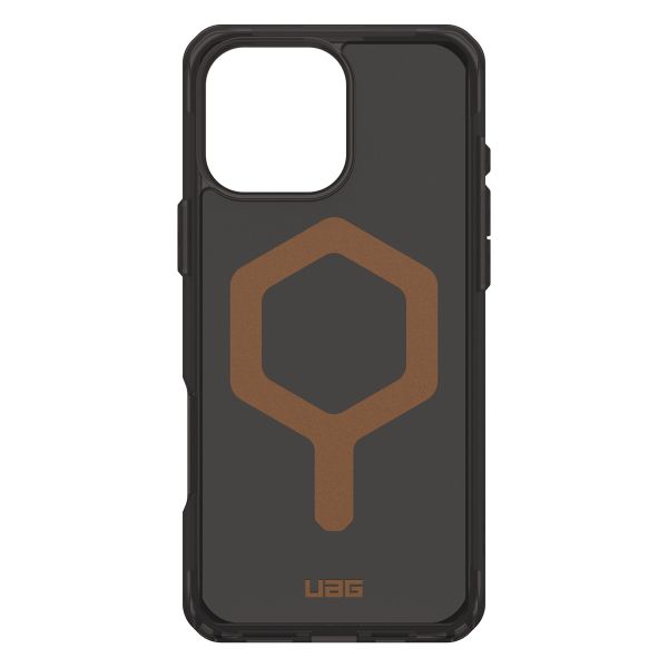 UAG Plyo Backcover MagSafe für das iPhone 16 Pro Max - Black / Bronze