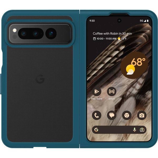 OtterBox Thin Flex Back Cover für das Google Pixel Fold - Transparent/Blau