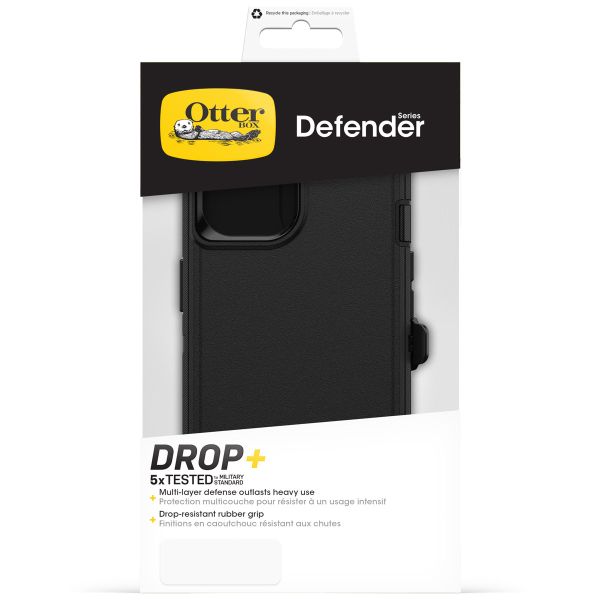 OtterBox Defender Rugged Case für das iPhone 15 - Schwarz