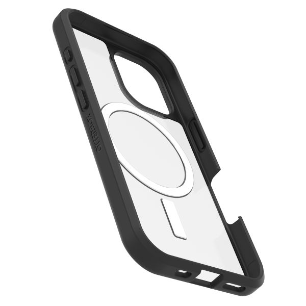 OtterBox React Back Cover MagSafe für das iPhone 16 - Clear / Black