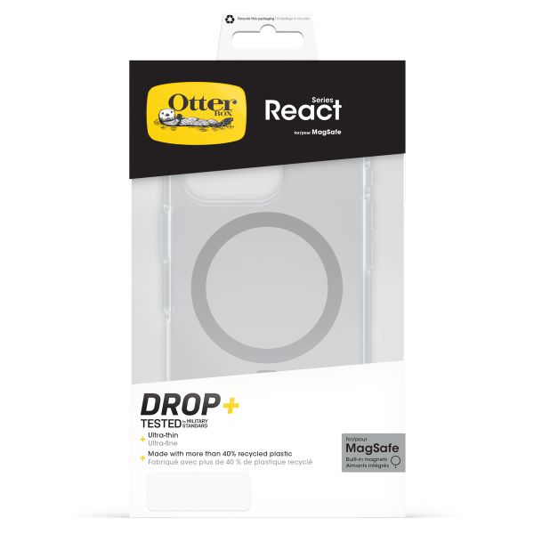 OtterBox React Back Cover MagSafe für das iPhone 16 pro - Clear