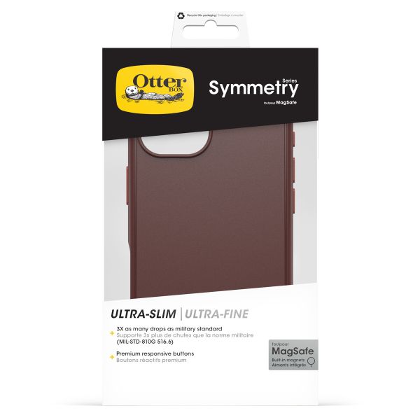 OtterBox Symmetry Case MagSafe für das iPhone 16 - Union Station Brown