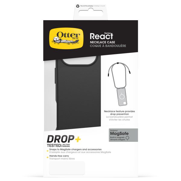 OtterBox React Necklace MagSafe für das iPhone 16 Pro - Black