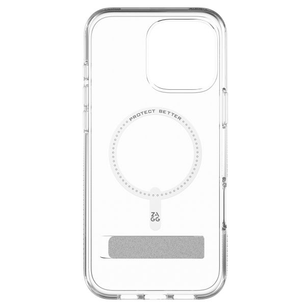 ZAGG Crystal Palace Snap KickStand Case mit MagSafe für das iPhone 16 Pro - Transparent