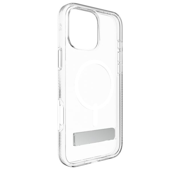 ZAGG Crystal Palace Snap KickStand Case mit MagSafe für das iPhone 16 Pro - Transparent