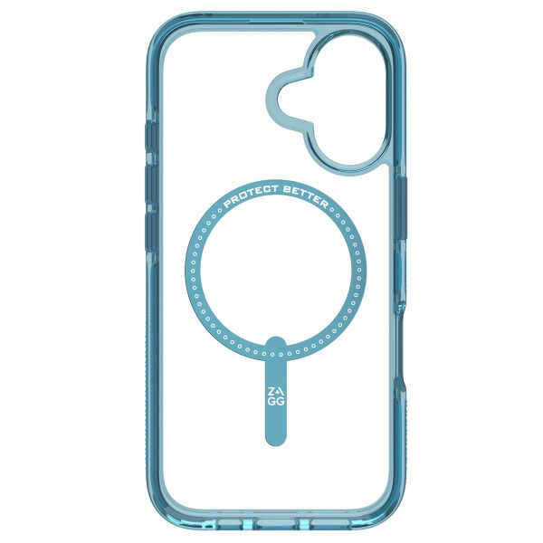 ZAGG Santa Cruz Snap Case mit MagSafe für das iPhone 16 - Blau