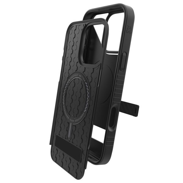 ZAGG Denali Snap KickStand Case mit MagSafe für das iPhone 16 Pro Max - Schwarz