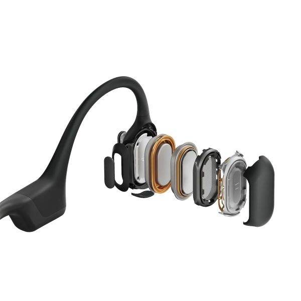 Shokz OpenRun Pro - Standardmodell - Open-Ear kabellose Kopfhörer - Bone conduction - Black