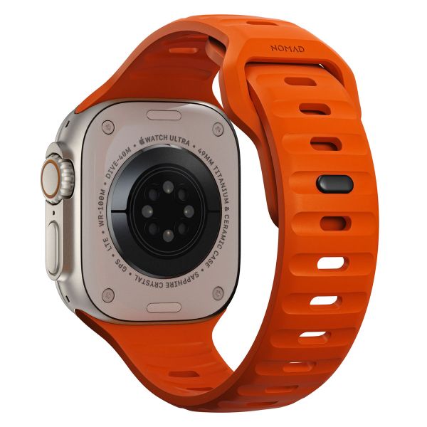 Nomad Sport Band FKM für die Apple Watch Series 1-10 / SE / Ultra (2) - 42/44/45/46/49 mm - Orange