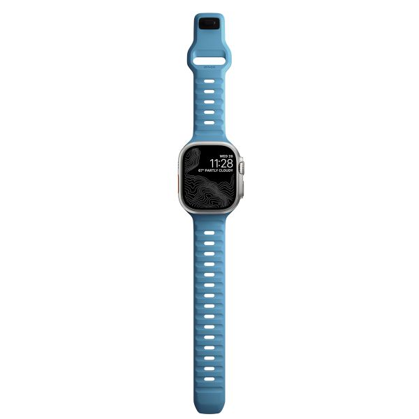 Nomad Sport Band FKM für die Apple Watch Series 1-10 / SE / Ultra (2) - 42/44/45/46/49 mm - Electric Blue